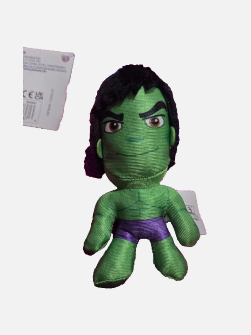 Marvel Spidey and his Amazing Friends Hulk Plush Bag Clip 4" New with Tags